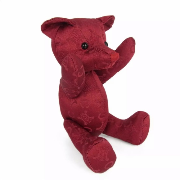 New CELINE C Macadam Teddy Bear Set of 2 $795 Retail - Picture 8 of 15